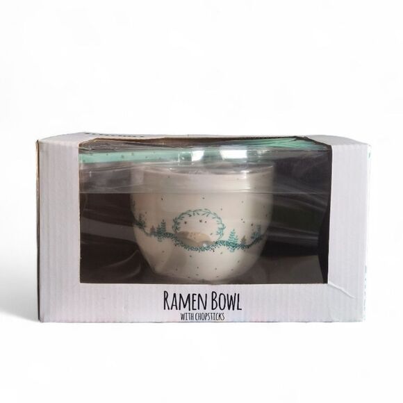 Her Universe Studio Ghibli My Neighbor Totoro Sleeping Totoro Ramen Bowl Set - Picture 4 of 8